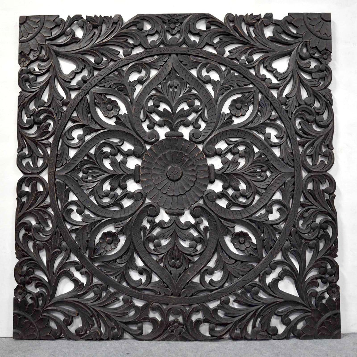 Hand Carved Wall Panel/Bedhead – handcrafted solid wood furniture