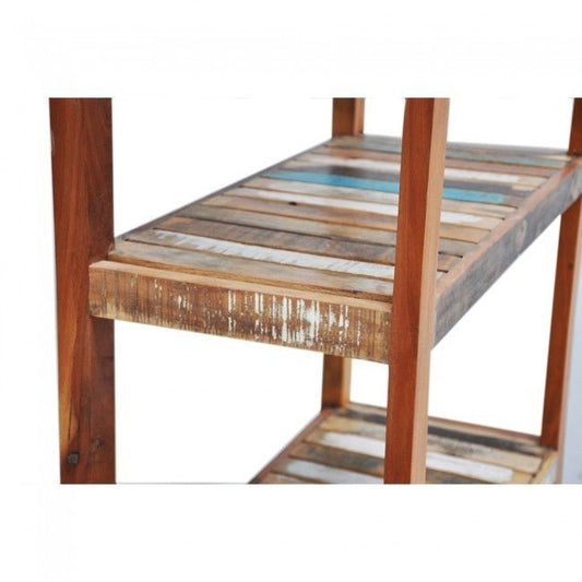 Hand Made 4 Shelves Bookcase and Bookshelves by Hibashi Furniture – handcrafted solid wood furniture made in India