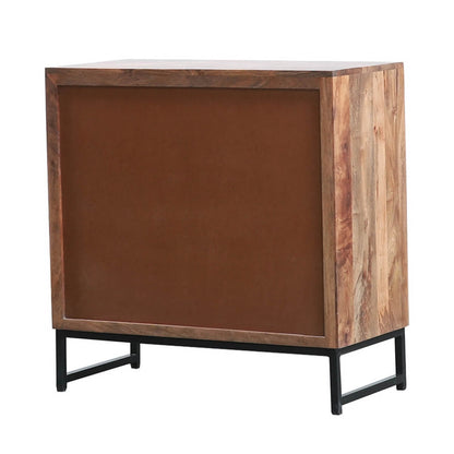 Hermosa Rustic Solid Wood Contemporary 3 - Drawer Dresser – handcrafted solid wood furniture