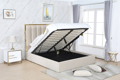 HF1901 Upholstered Bed Frame – handcrafted solid wood furniture