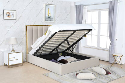 HF1901 Upholstered Bed Frame – handcrafted solid wood furniture