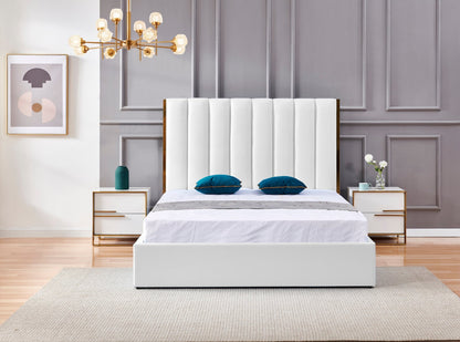 HF2002 Upholstered Bed Frame – handcrafted solid wood furniture