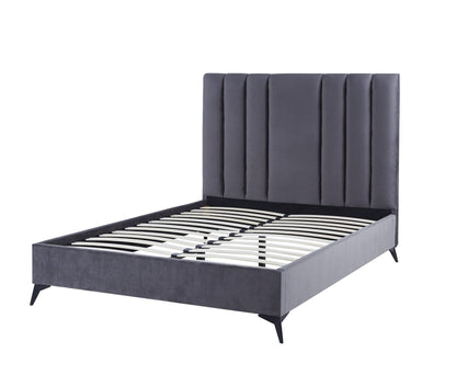 HF2005 Upholstered Bed Frame – handcrafted solid wood furniture