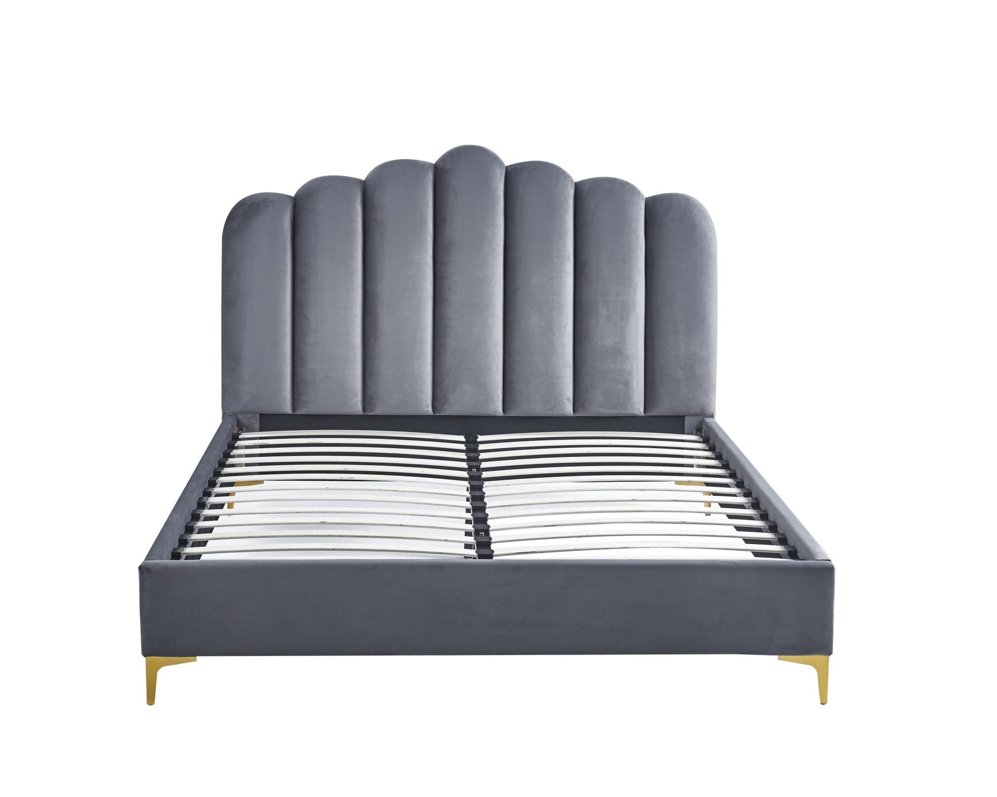 HF2006 Upholstered Bed Frame by Hibashi Furniture – handcrafted solid wood furniture made in India
