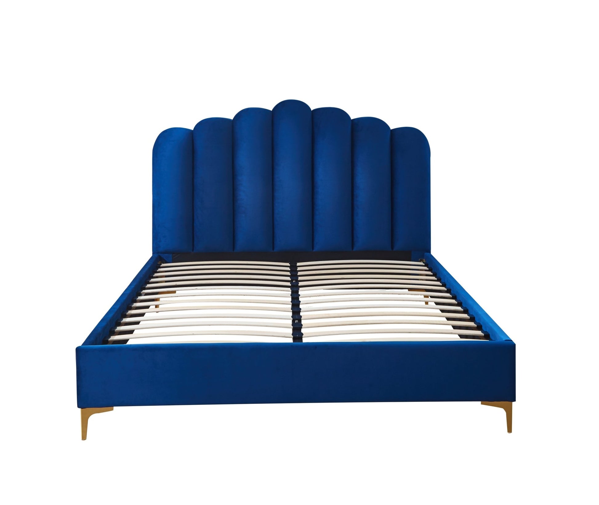 HF2006 Upholstered Bed Frame by Hibashi Furniture – handcrafted solid wood furniture made in India