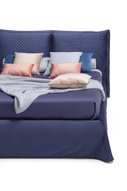 HF2201 Upholstered Bed Frame by Hibashi Furniture – handcrafted solid wood furniture made in India