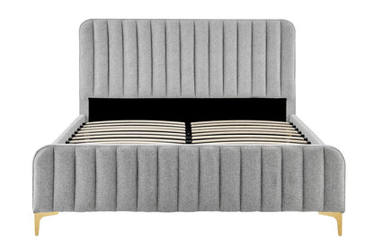 HF2202 Upholstered Bed Frame – handcrafted solid wood furniture
