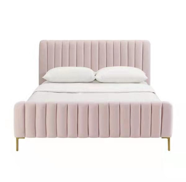 HF2202 Upholstered Bed Frame – handcrafted solid wood furniture