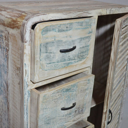 Cajonera de gabinete de madera reciclada SALVAGE