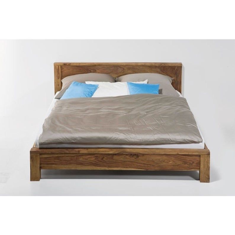 Boston Silver Contemporary Solid Wood New Design Bed