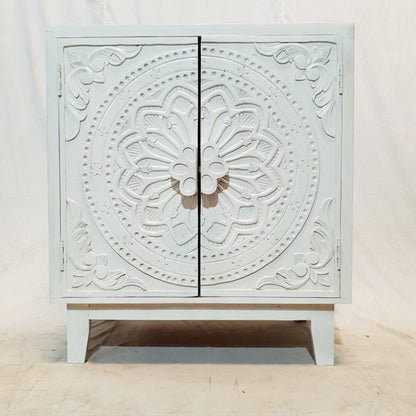 Indian Modern Style HandCarved Solid Wood Shabby Sideboard – handcrafted solid wood furniture
