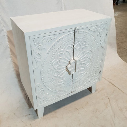Indian Modern Style HandCarved Solid Wood Shabby Sideboard by Hibashi Furniture – handcrafted solid wood furniture made in India