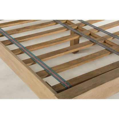 Indian Style Round Flower Designer Bed and Headboard. – handcrafted solid wood furniture