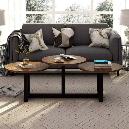 IPIL Modern Industrial Living Room Center Table – handcrafted solid wood furniture