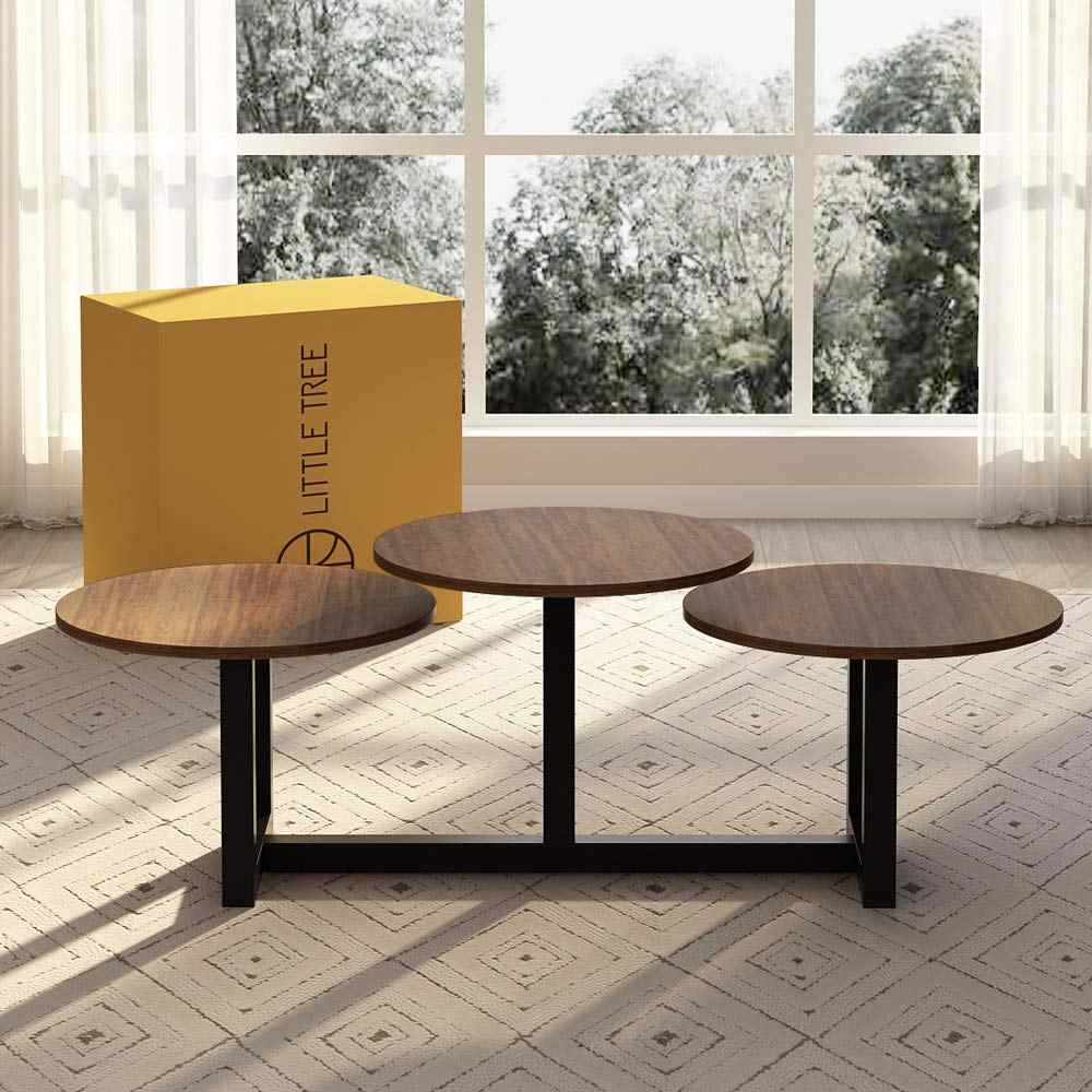 IPIL Modern Industrial Living Room Center Table – handcrafted solid wood furniture