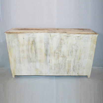 RUSTICA TIMBER SIDEBOARD-White wash-160-45-90