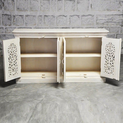 JALI SOLID 4 DOOR WOODEN SIDEBOARD