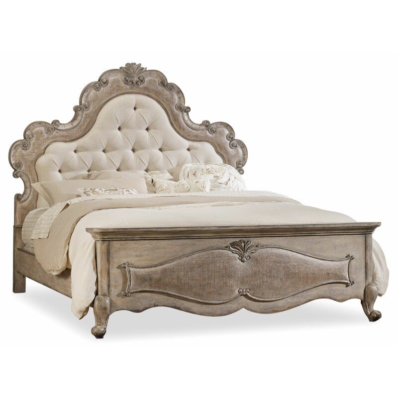 KARINA Chatelet Tufted Bed – handcrafted solid wood furniture