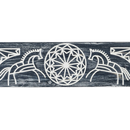 Ladoga Black Boho Mirror