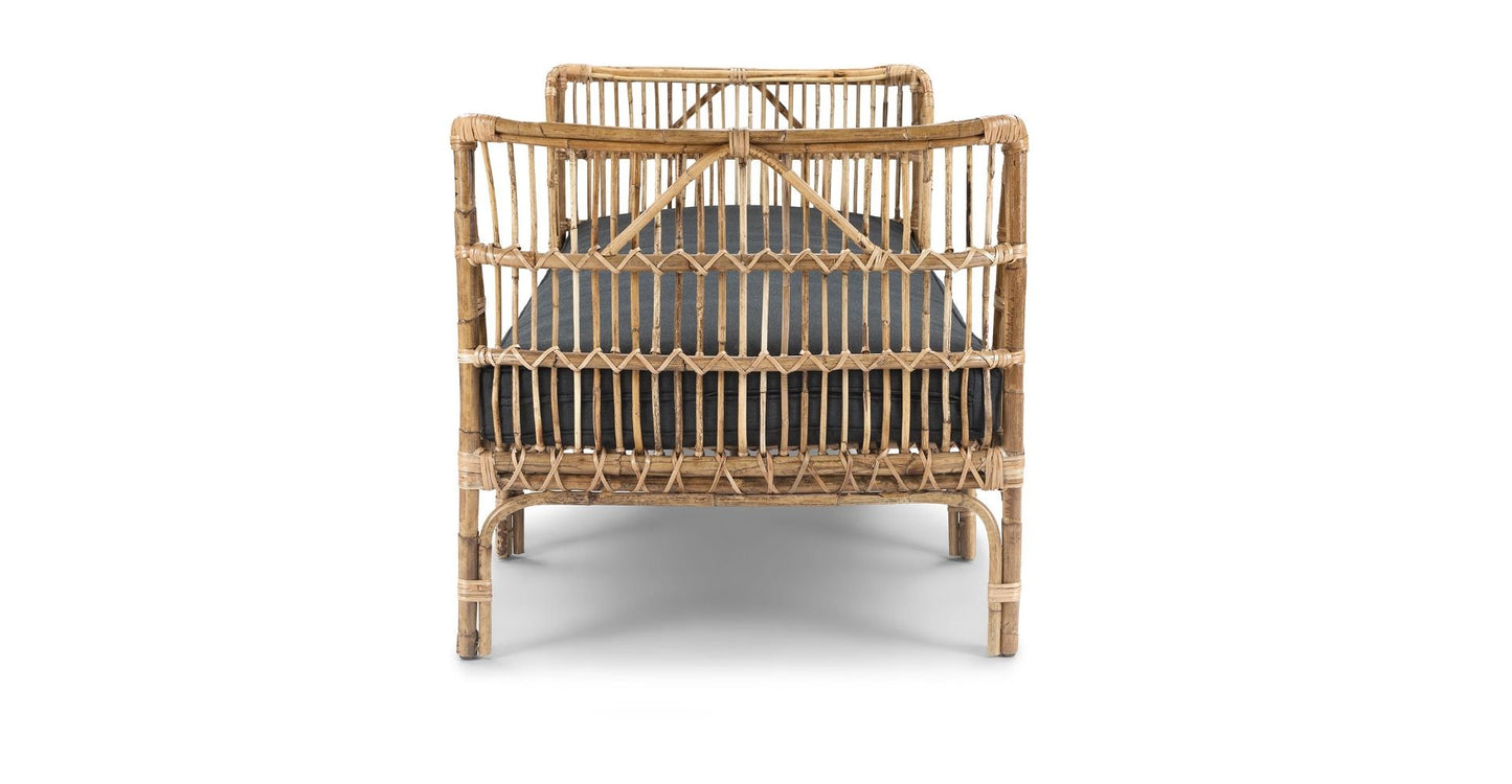 LANA Rattan Daybed – handcrafted solid wood furniture