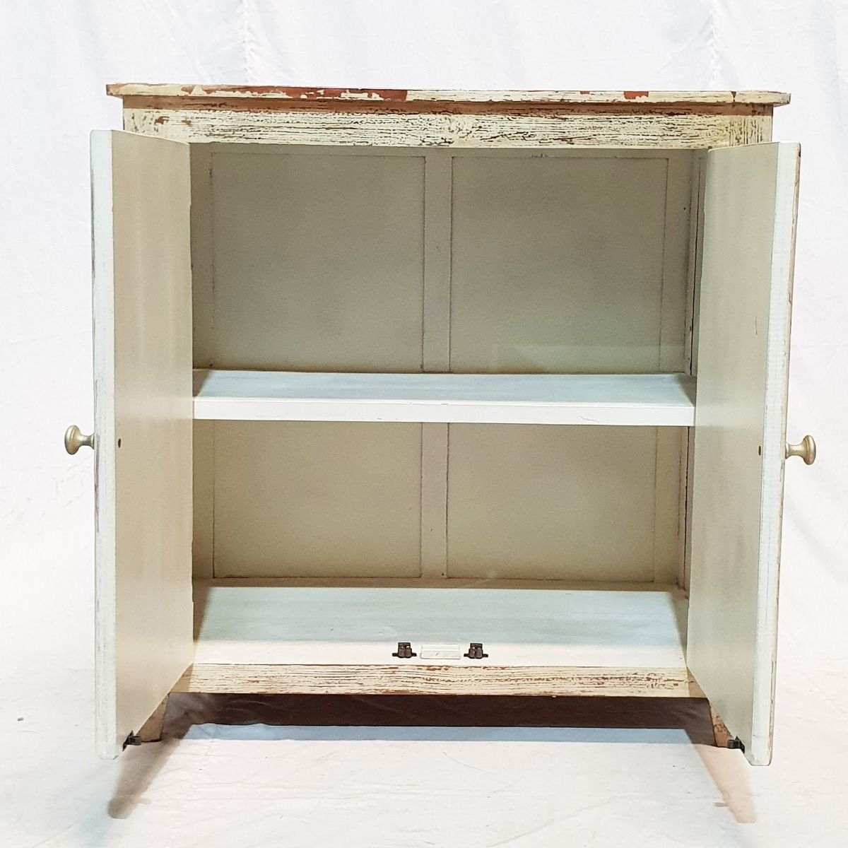 Leaf Design Hand Carved Solid Wooden Cabinet, Storage Sideboard – handcrafted solid wood furniture