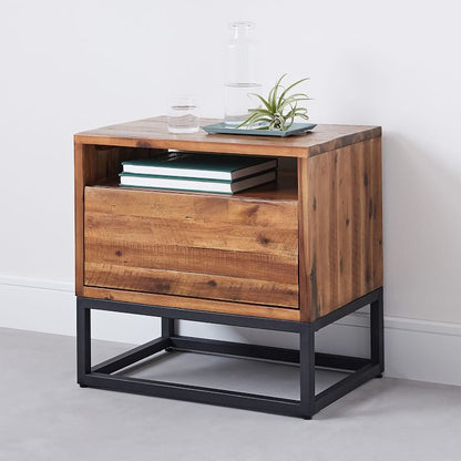GASAN Industrial Nightstand