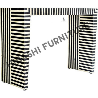 LOHA Handmade Bone Inlaid, Solid Wooden Console Table by Hibashi Furniture – handcrafted solid wood furniture made in India