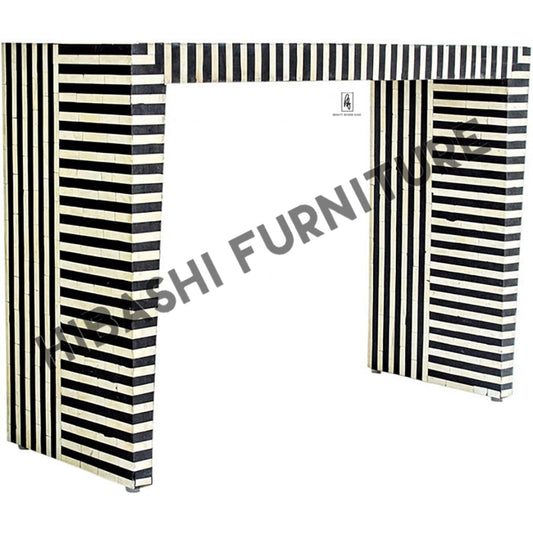 LOHA Handmade Bone Inlaid, Solid Wooden Console Table by Hibashi Furniture – handcrafted solid wood furniture made in India