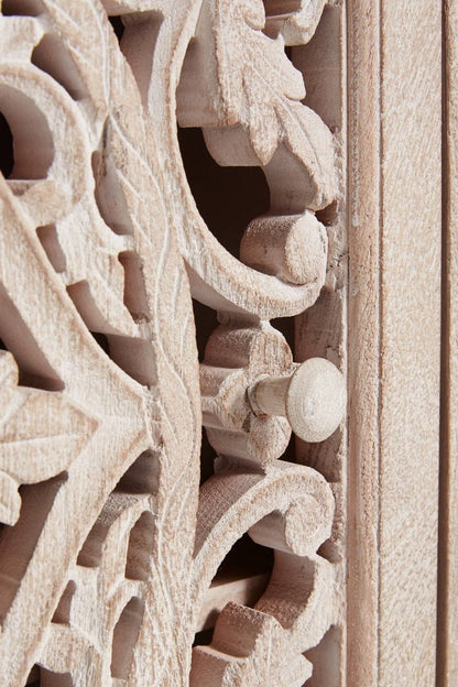 Lombok hand carved Wooden Sideboard Buffet Table by Hibashi Furniture – handcrafted solid wood furniture made in India