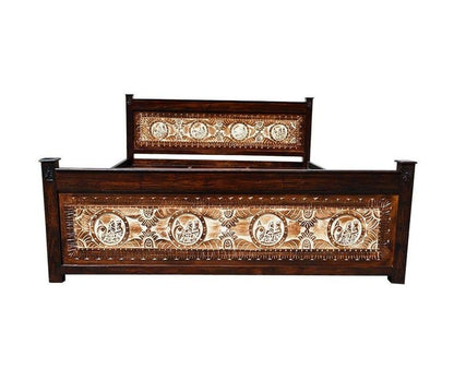 Maharaja Indian Wooden Bed by Hibashi Furniture – handcrafted solid wood furniture made in India