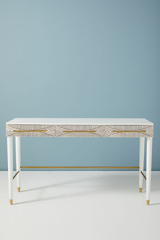 MANA Hand carved Hall Table by Hibashi Furniture – handcrafted solid wood furniture made in India
