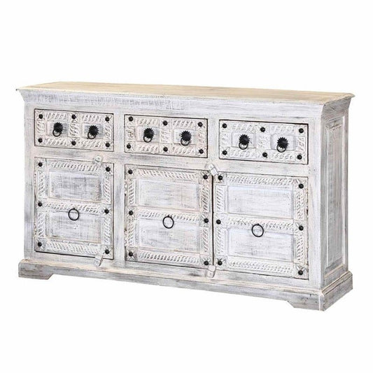 Mid - Century Style Antique Sideboard Drawer by Hibashi Furniture – handcrafted solid wood furniture made in India