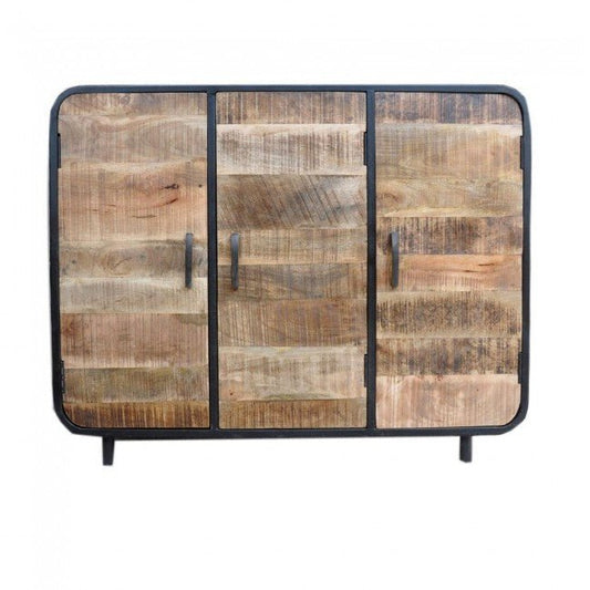 Miller Iron Timber Sideboard by Hibashi Furniture – handcrafted solid wood furniture made in India
