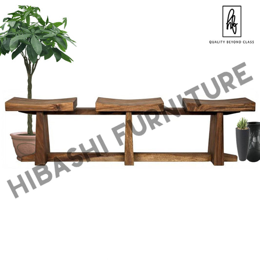 MONA Mango Wood Bench – handcrafted solid wood furniture