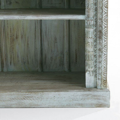 Mughal Style Indian Bookshelf by Hibashi Furniture – handcrafted solid wood furniture made in India