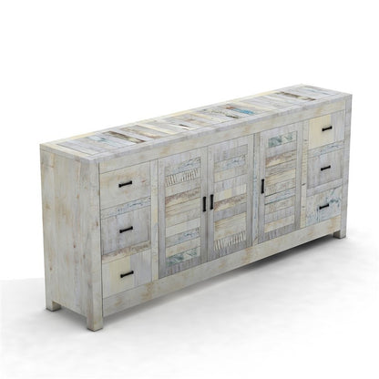 NIRVANA WHITEWASH TIMBER SIDEBOARD XL