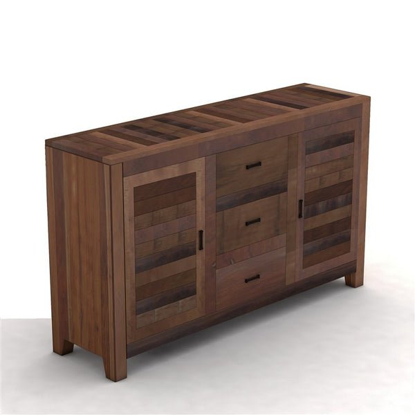 Nirvana Chocolate Timber Wood Storage Sideboards & Cabinets
