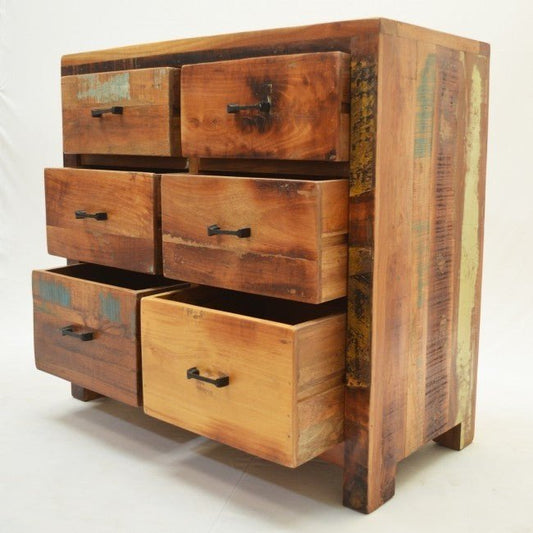 NIRVANA CHEST OF 6 DRAWERS – handcrafted solid wood furniture