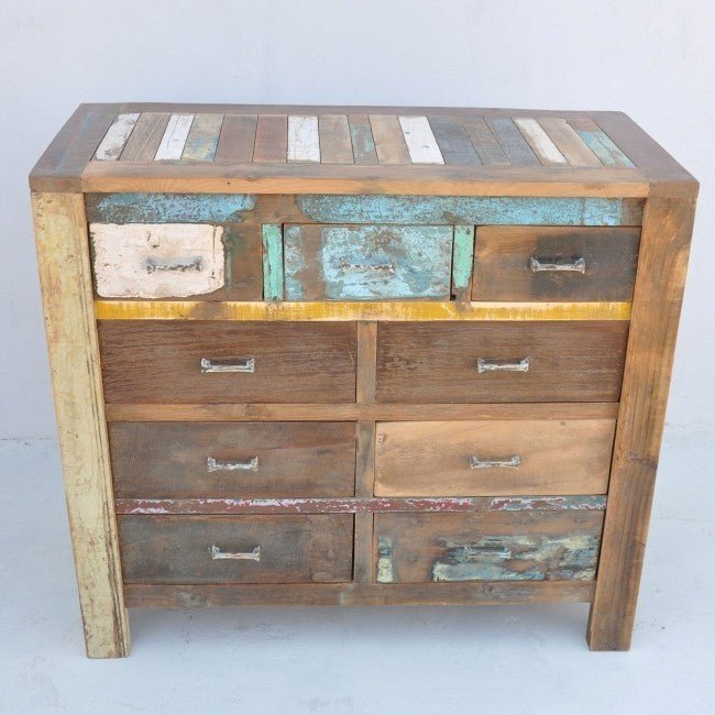 NIRVANA CHEST OF 9 DRAWERS – handcrafted solid wood furniture