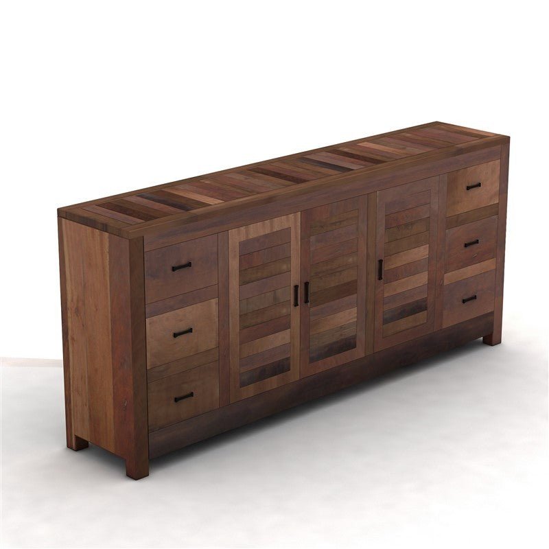 NIRVANA CHOCOLATE TIMBER SIDEBOARD - 225 - 50 - 100 – handcrafted solid wood furniture