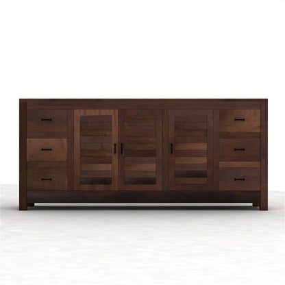 NIRVANA CHOCOLATE TIMBER SIDEBOARD - 225 - 50 - 100 – handcrafted solid wood furniture