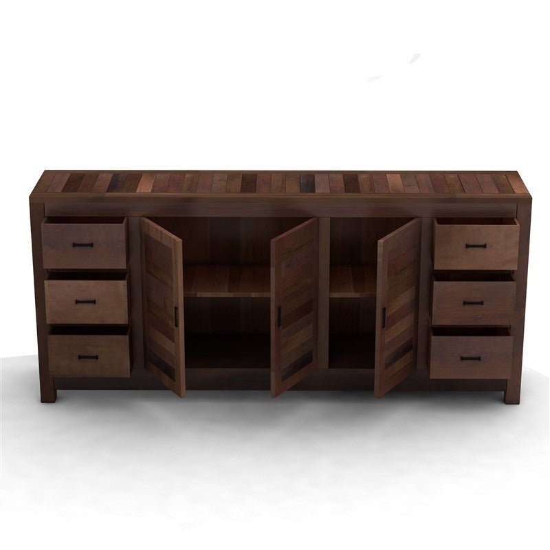 NIRVANA CHOCOLATE TIMBER SIDEBOARD - 225 - 50 - 100 – handcrafted solid wood furniture
