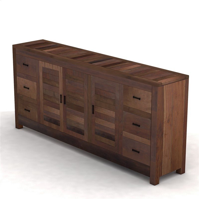 NIRVANA CHOCOLATE TIMBER SIDEBOARD - 225 - 50 - 100 – handcrafted solid wood furniture