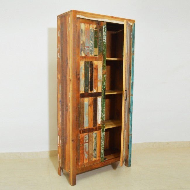 NIRVANA CUPBOARD PANTRY CABINET LARGE – handcrafted solid wood furniture