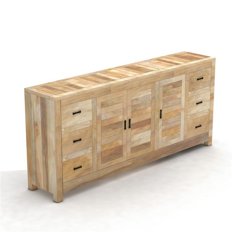 NIRVANA NATURAL TIMBER SIDEBOARD - 225 - 50 - 100 – handcrafted solid wood furniture