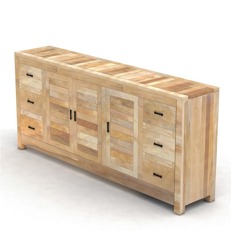 NIRVANA NATURAL TIMBER SIDEBOARD - 225 - 50 - 100 – handcrafted solid wood furniture