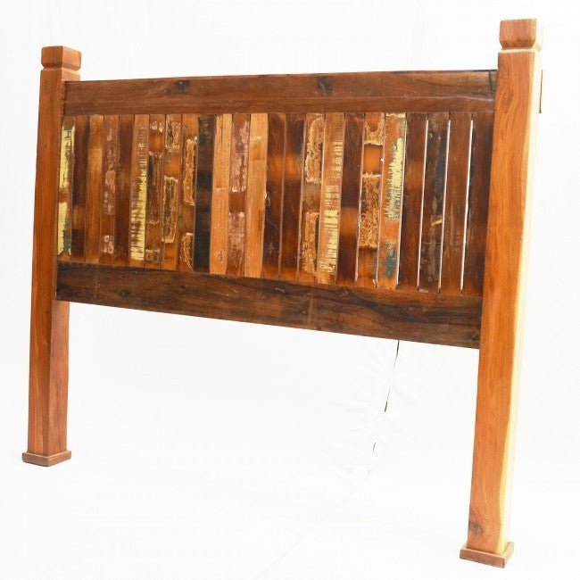 Nirvana Reclaimed Timber Wood Queen Bed Frame & Bed Head – handcrafted solid wood furniture
