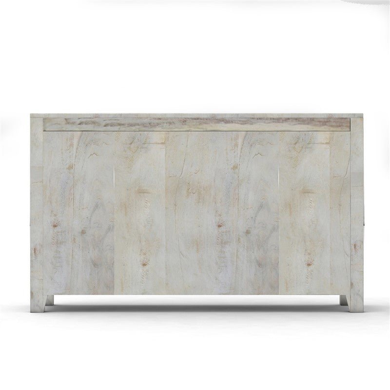 NIRVANA WHITEWASH TIMBER SIDEBOARD M – handcrafted solid wood furniture