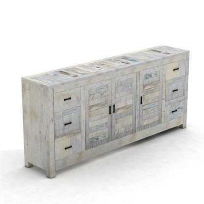 NIRVANA WHITEWASH TIMBER SIDEBOARD XL – handcrafted solid wood furniture