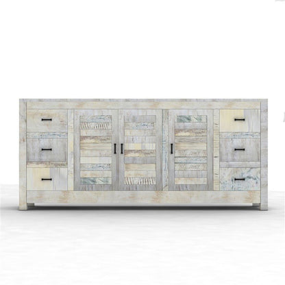 NIRVANA WHITEWASH TIMBER SIDEBOARD XL – handcrafted solid wood furniture